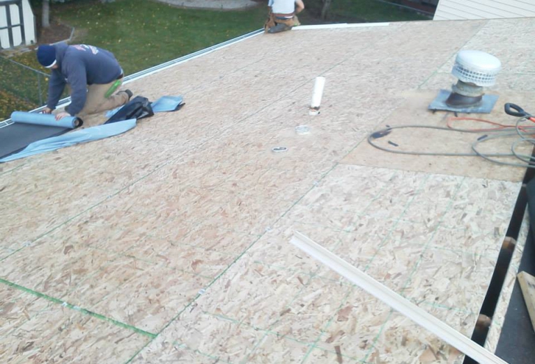 New Sheating and Ice and Water