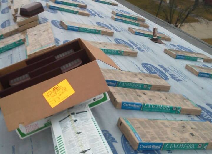Roof prepped for shingles