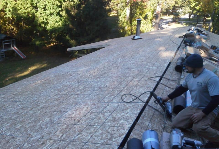New Sheating, Prepped for new shingles