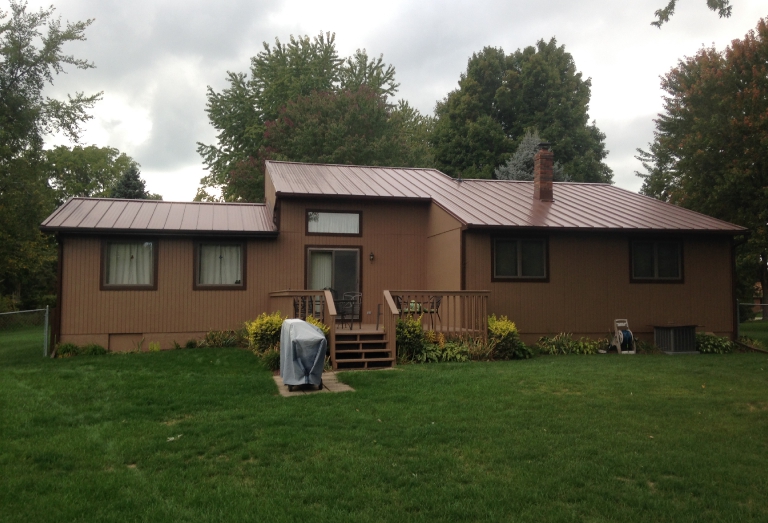 After Custom Steel Roofing