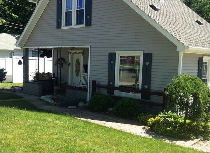 New siding and trim