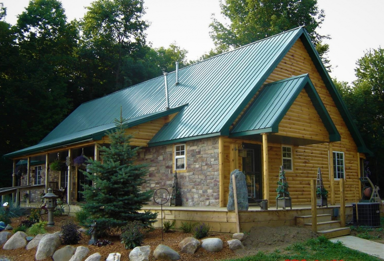 Remodel- New steel roof, Custom siding and Windows
