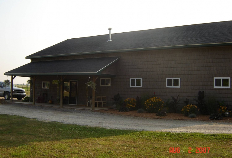 Remodel- New steel roof, Custom siding and Windows