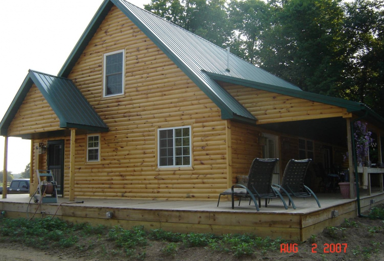 Remodel- New steel roof, Custom siding and Windows